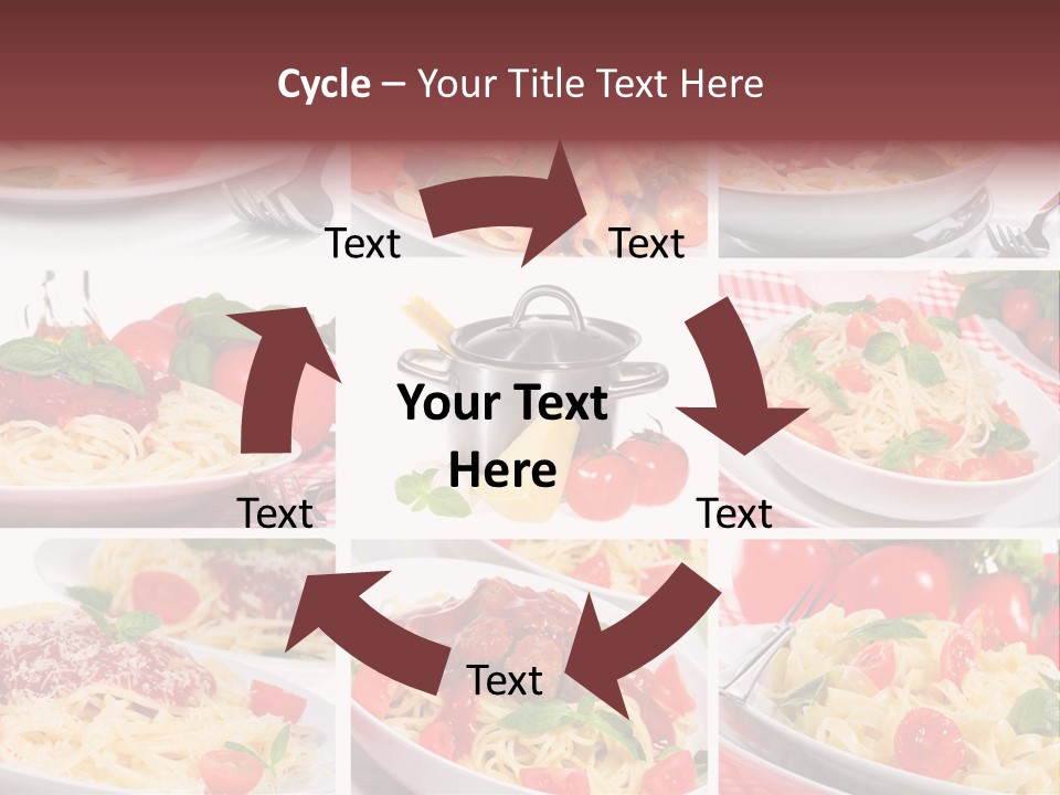 Dish Ingredient Dinner PowerPoint Template