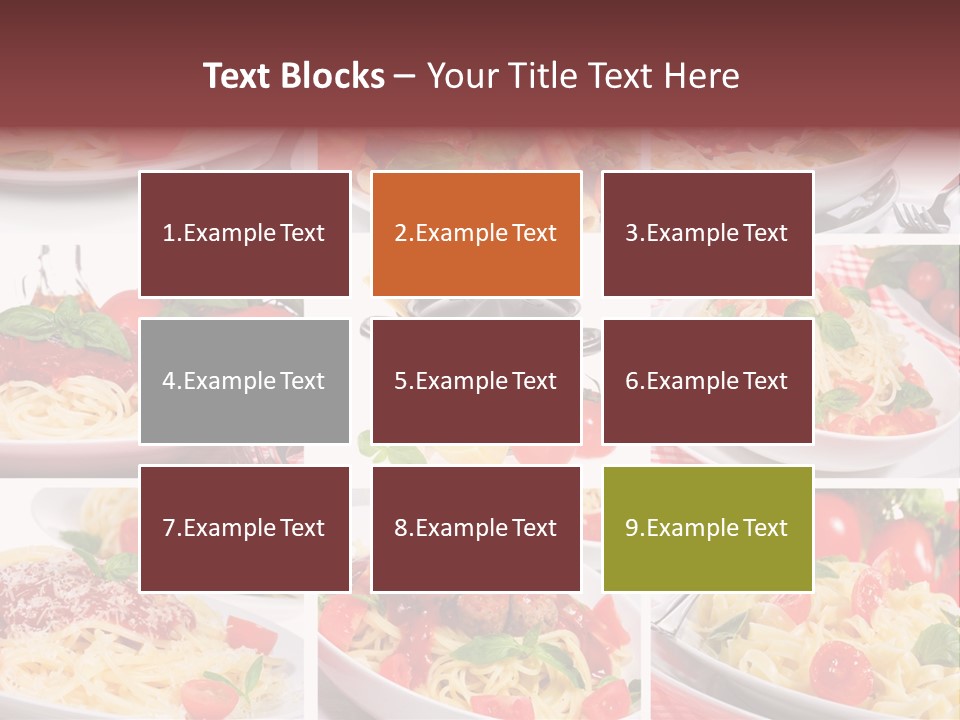 Dish Ingredient Dinner PowerPoint Template