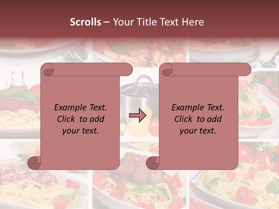 Dish Ingredient Dinner PowerPoint Template
