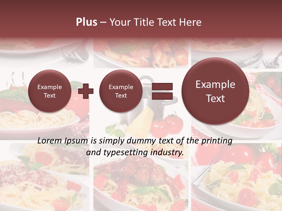 Dish Ingredient Dinner PowerPoint Template