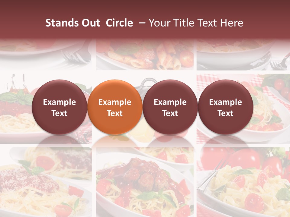 Dish Ingredient Dinner PowerPoint Template