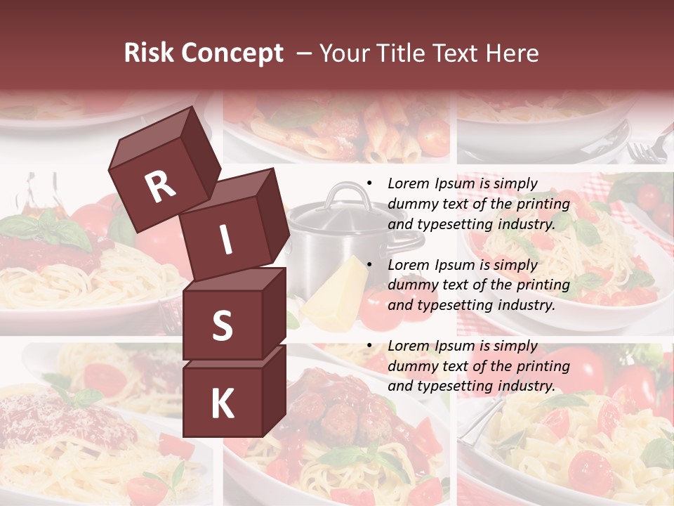 Dish Ingredient Dinner PowerPoint Template