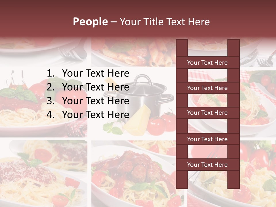 Dish Ingredient Dinner PowerPoint Template