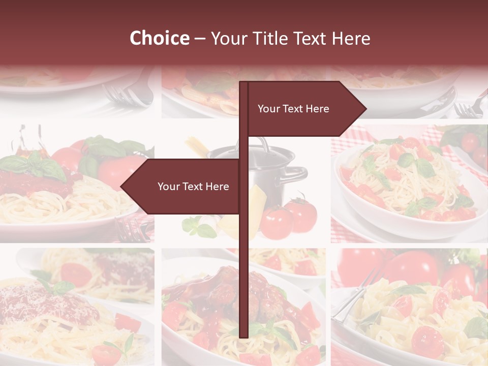 Dish Ingredient Dinner PowerPoint Template