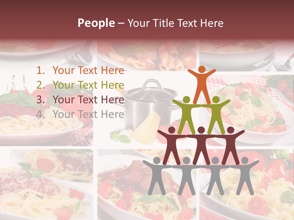 Dish Ingredient Dinner PowerPoint Template