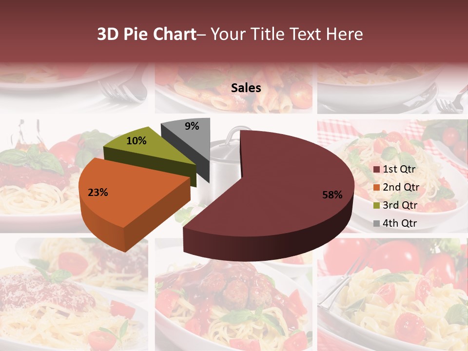 Dish Ingredient Dinner PowerPoint Template