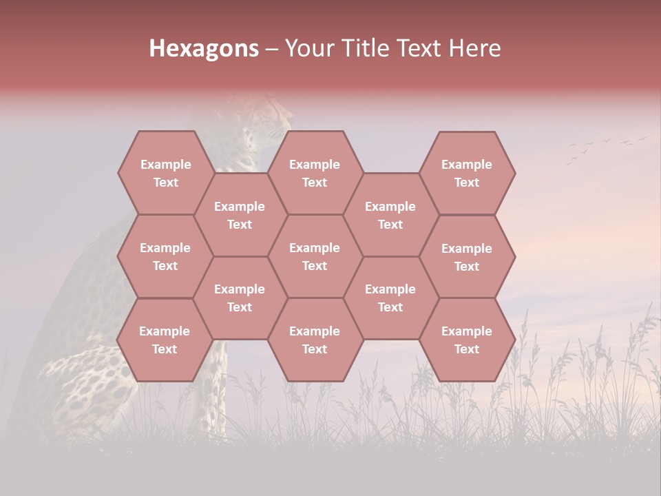 Safari Ears Cheetah PowerPoint Template