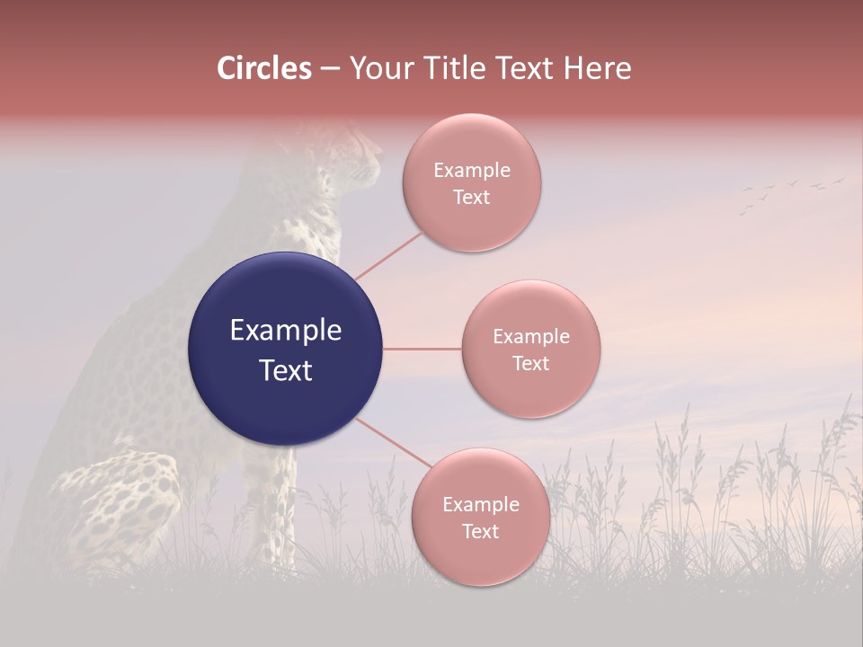 Safari Ears Cheetah PowerPoint Template