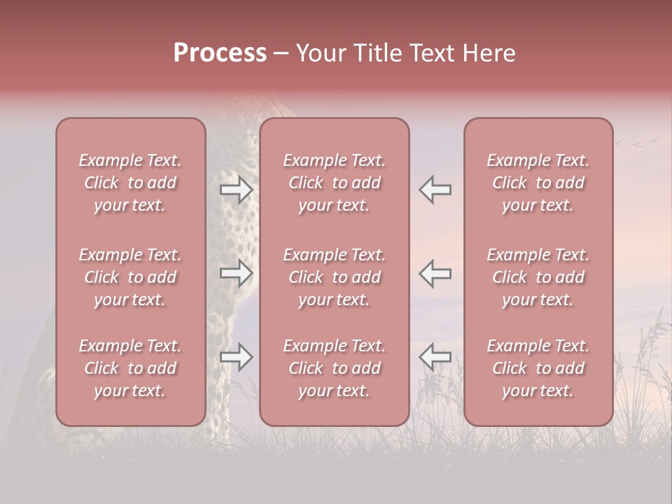 Safari Ears Cheetah PowerPoint Template
