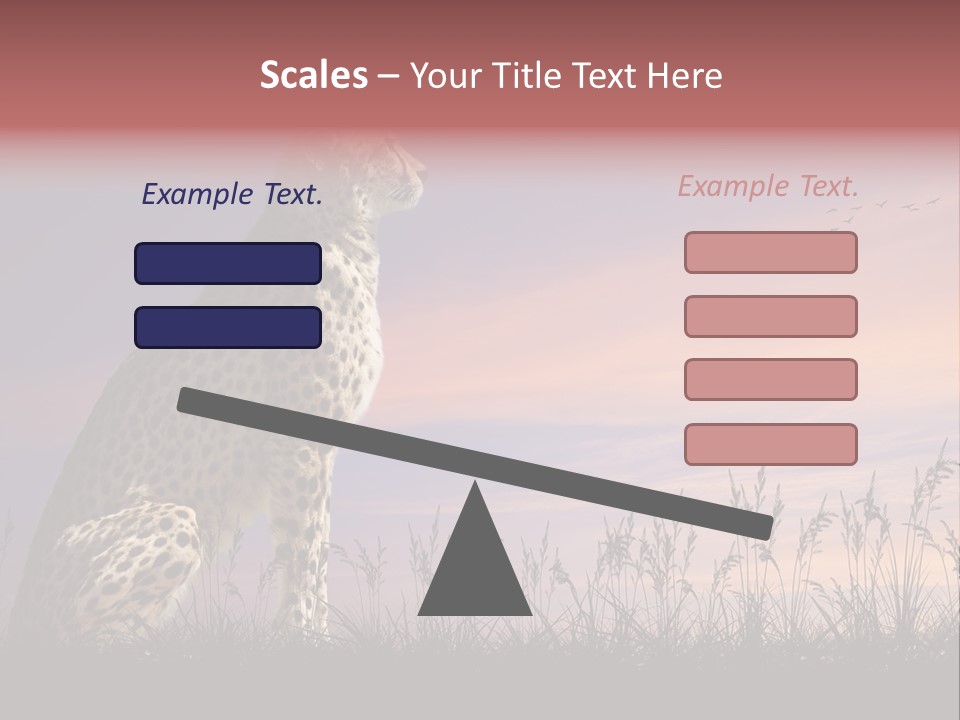 Safari Ears Cheetah PowerPoint Template
