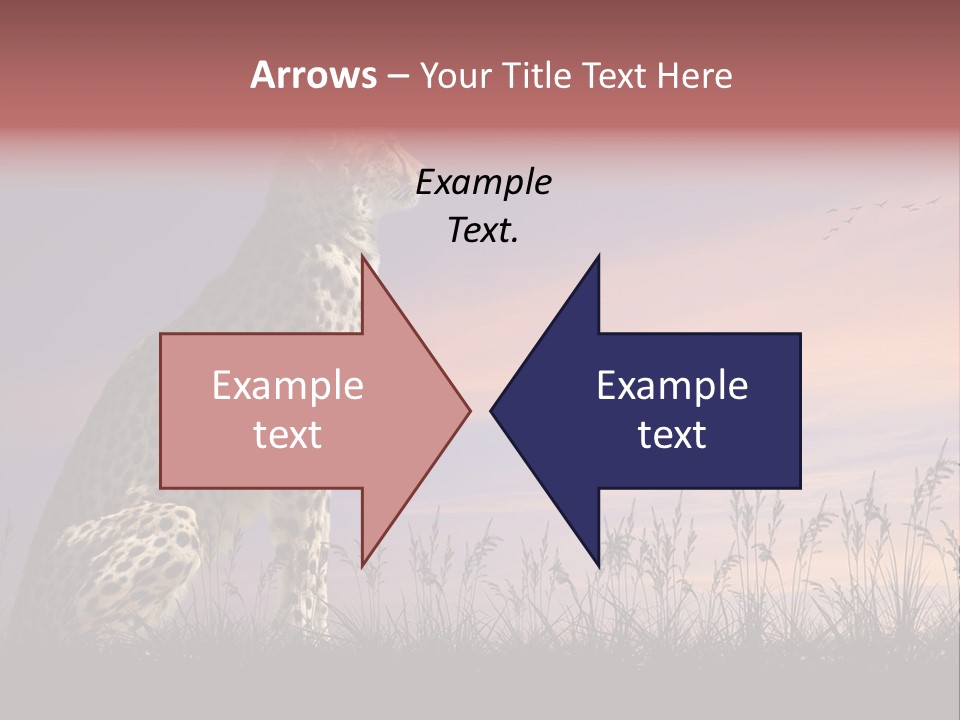 Safari Ears Cheetah PowerPoint Template