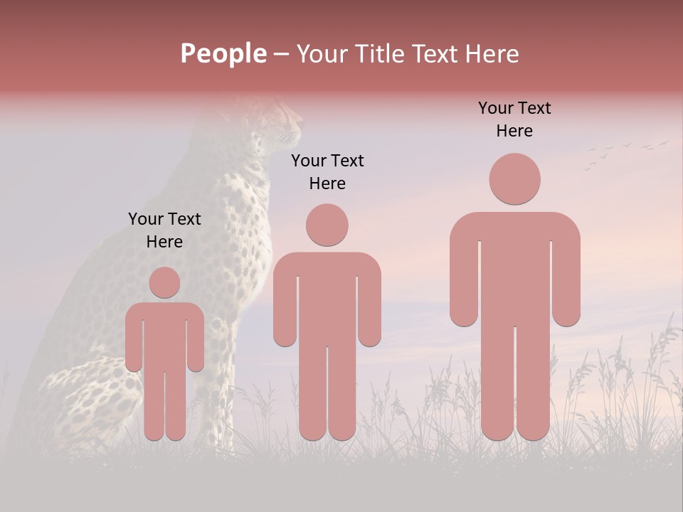 Safari Ears Cheetah PowerPoint Template