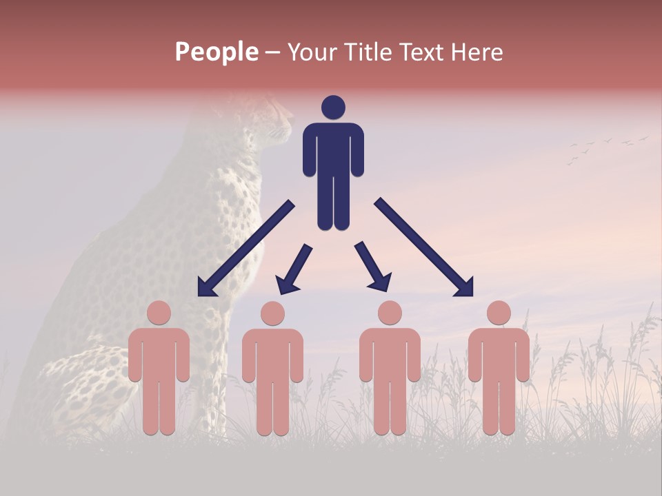 Safari Ears Cheetah PowerPoint Template