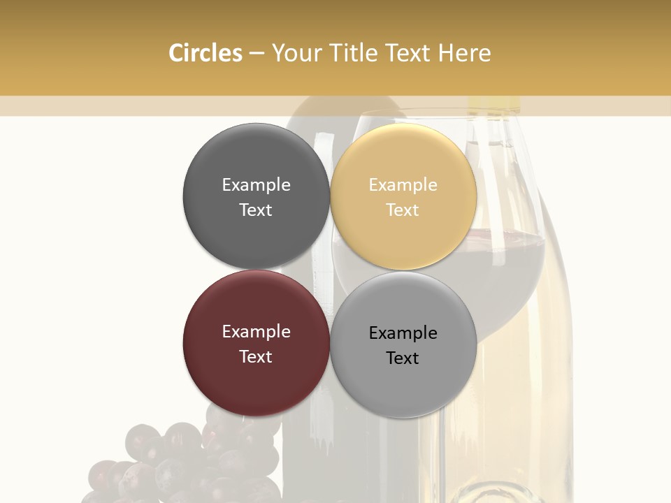Glass Taste Wineglass PowerPoint Template
