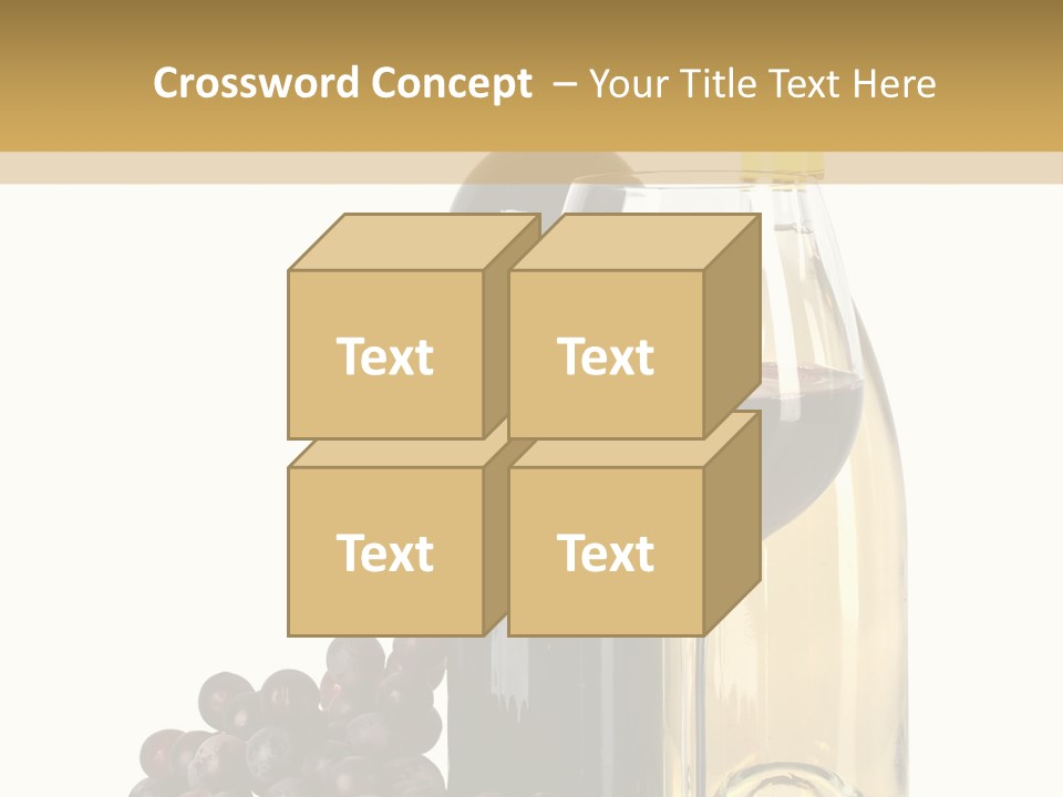 Glass Taste Wineglass PowerPoint Template