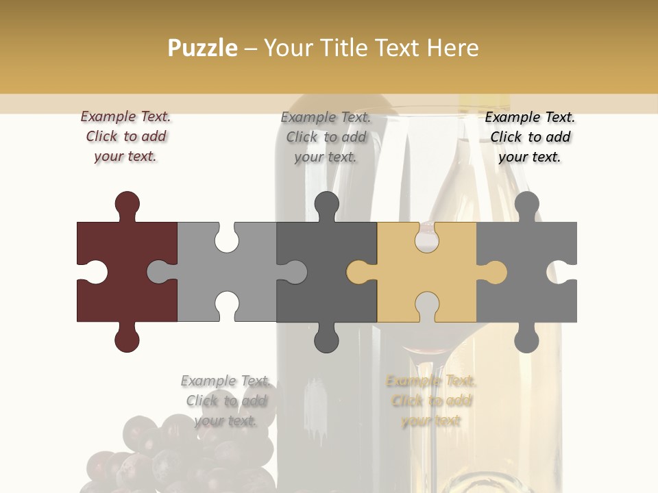 Glass Taste Wineglass PowerPoint Template