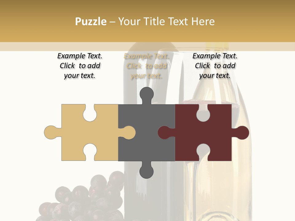 Glass Taste Wineglass PowerPoint Template