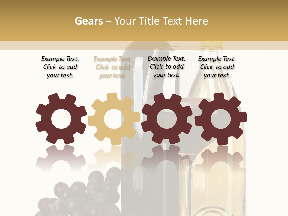 Glass Taste Wineglass PowerPoint Template