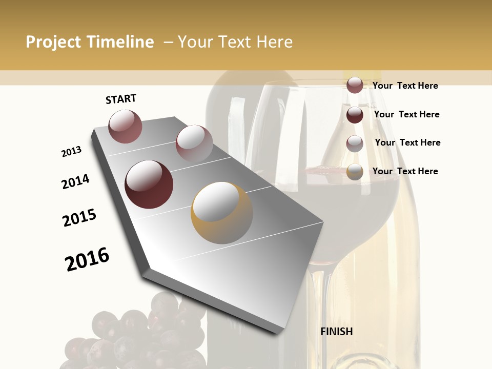 Glass Taste Wineglass PowerPoint Template