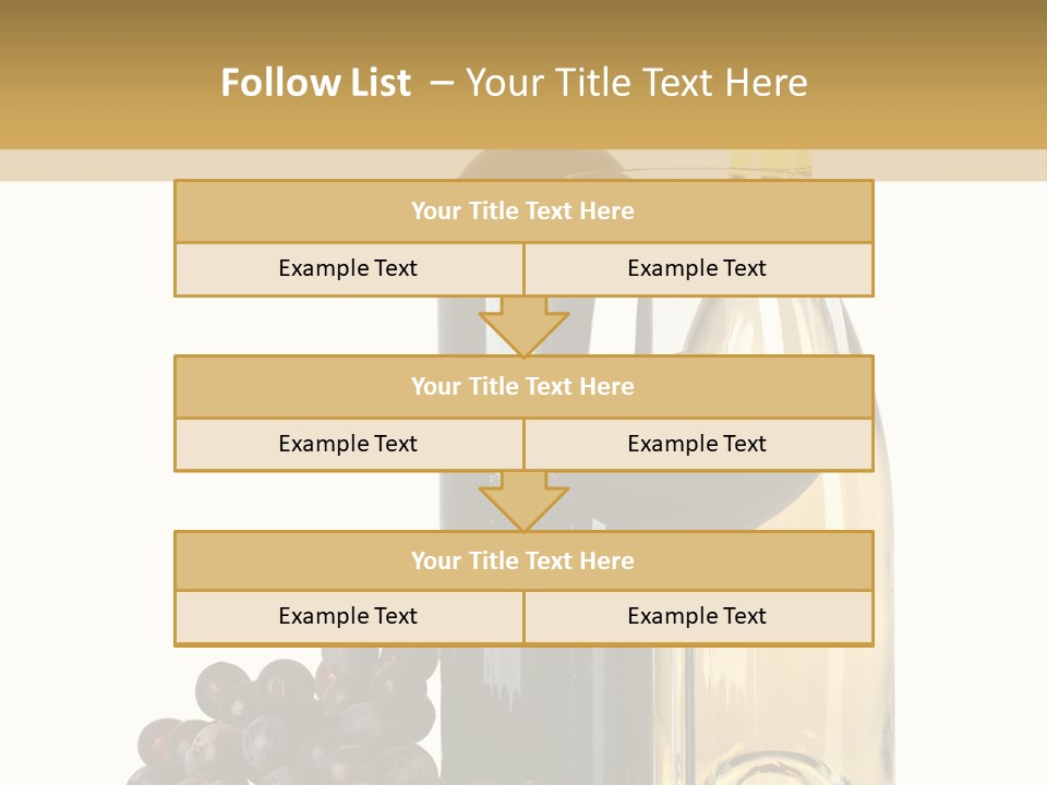 Glass Taste Wineglass PowerPoint Template