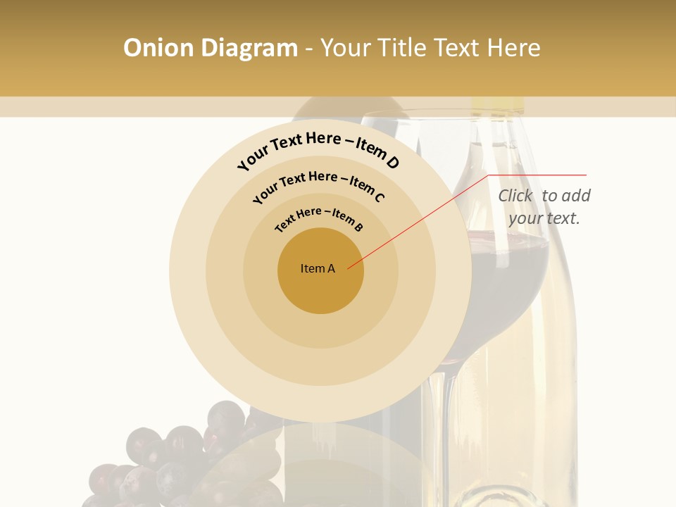Glass Taste Wineglass PowerPoint Template