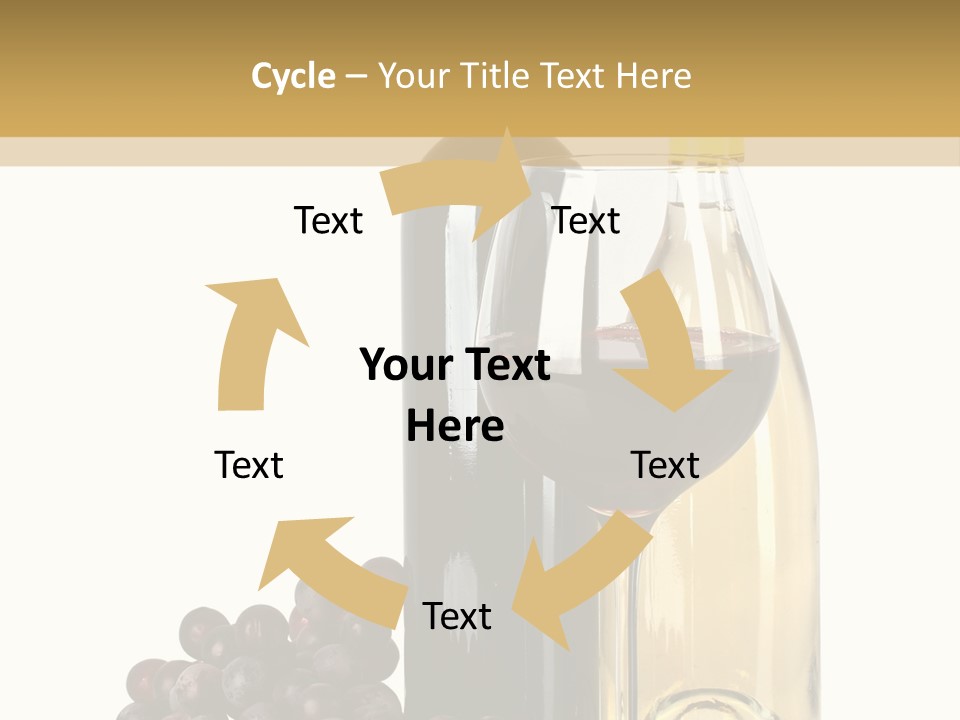 Glass Taste Wineglass PowerPoint Template