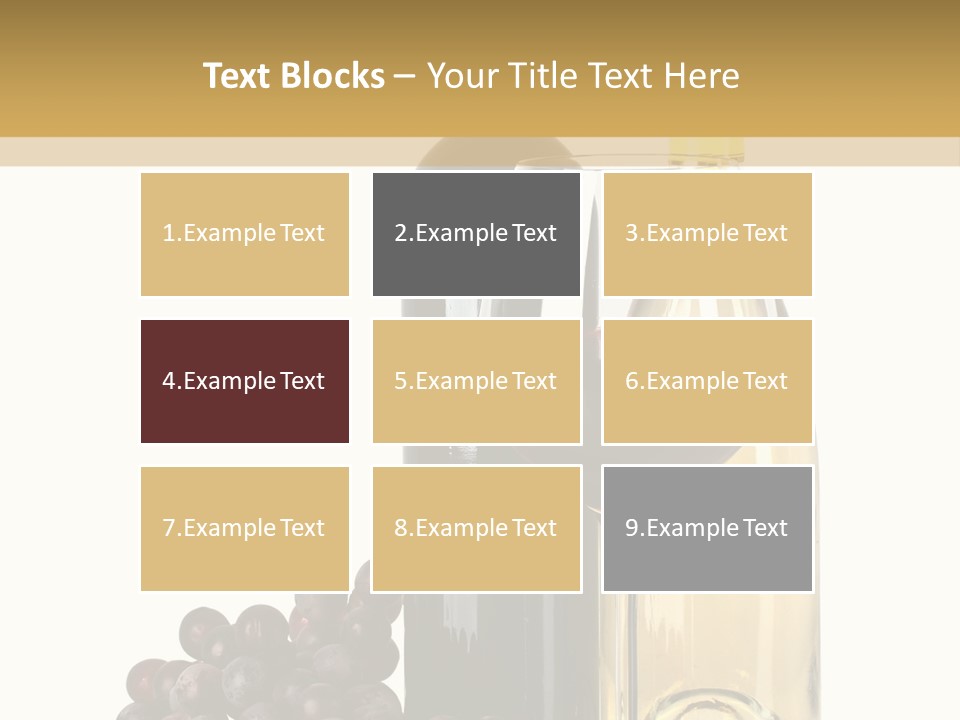 Glass Taste Wineglass PowerPoint Template