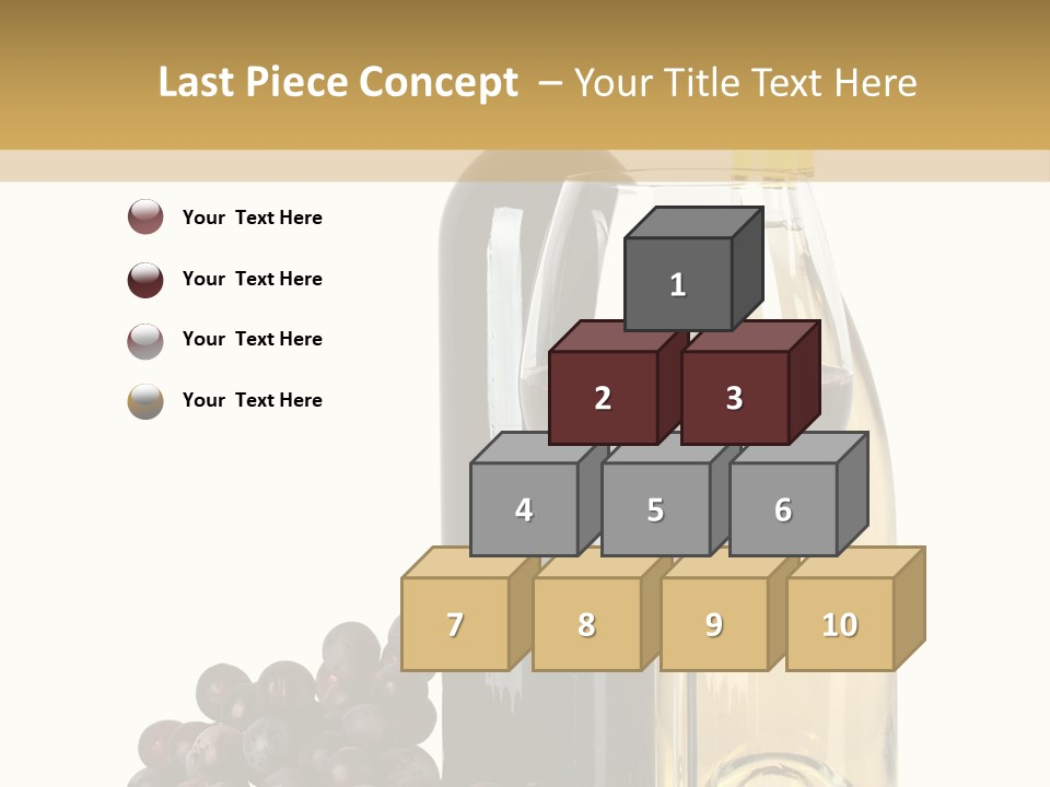 Glass Taste Wineglass PowerPoint Template