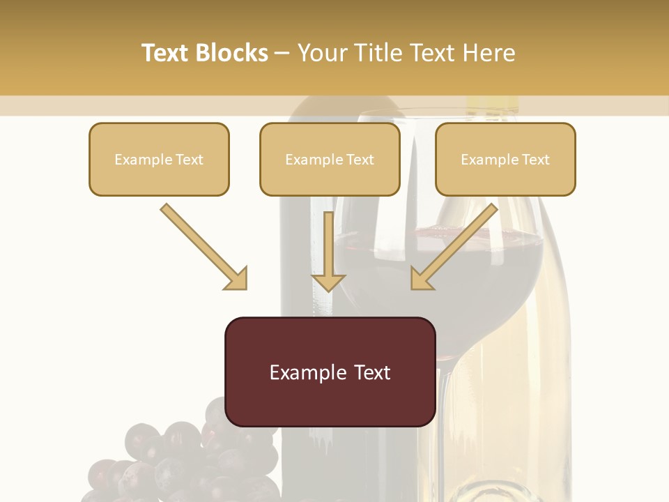 Glass Taste Wineglass PowerPoint Template