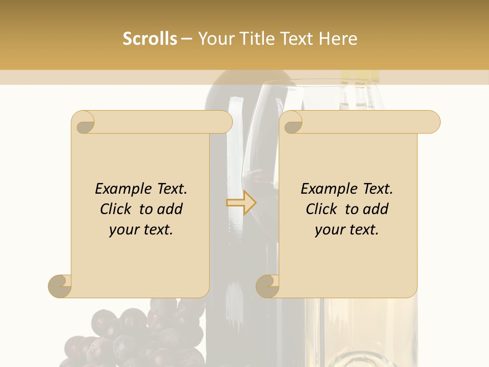 Glass Taste Wineglass PowerPoint Template