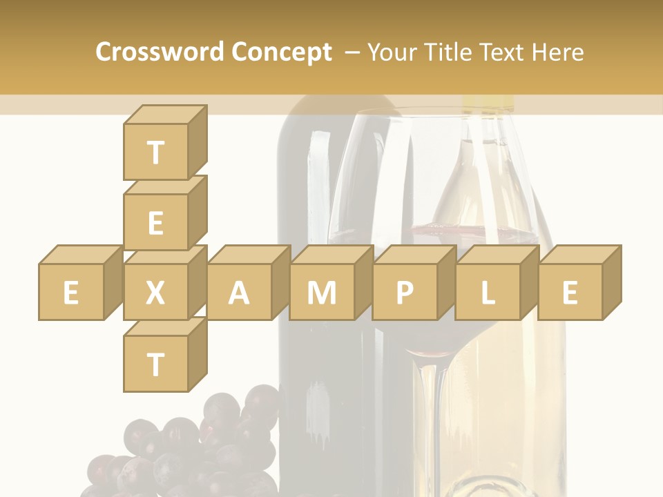 Glass Taste Wineglass PowerPoint Template