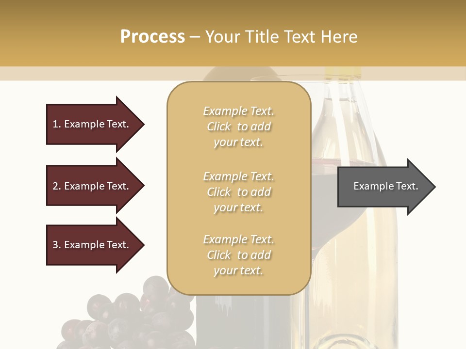 Glass Taste Wineglass PowerPoint Template