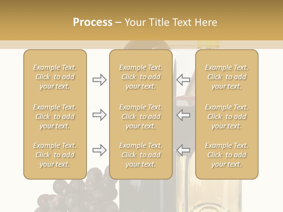 Glass Taste Wineglass PowerPoint Template