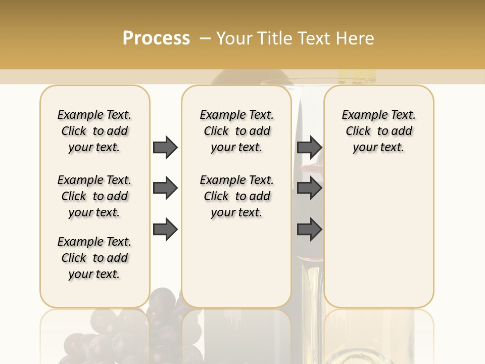 Glass Taste Wineglass PowerPoint Template