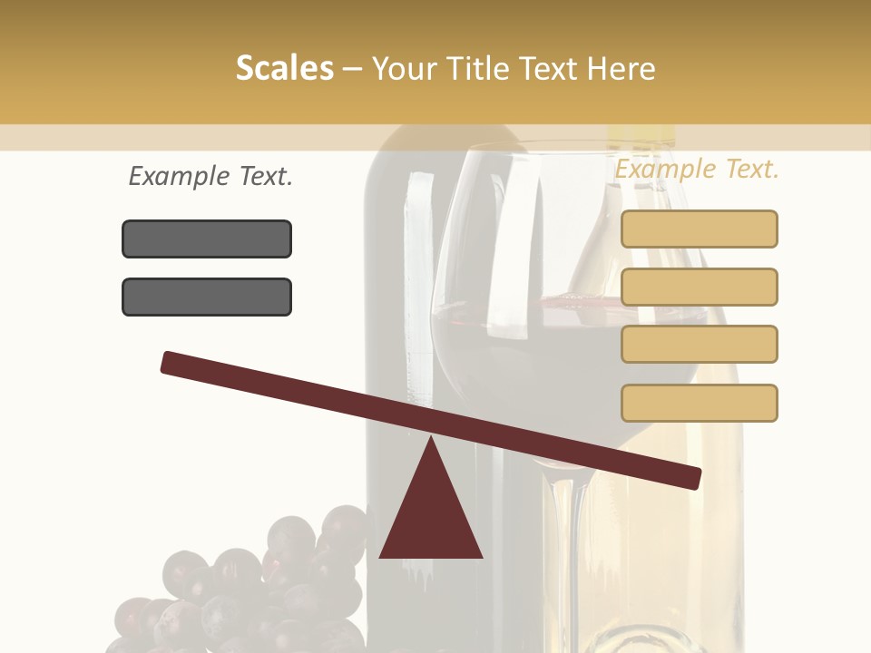 Glass Taste Wineglass PowerPoint Template