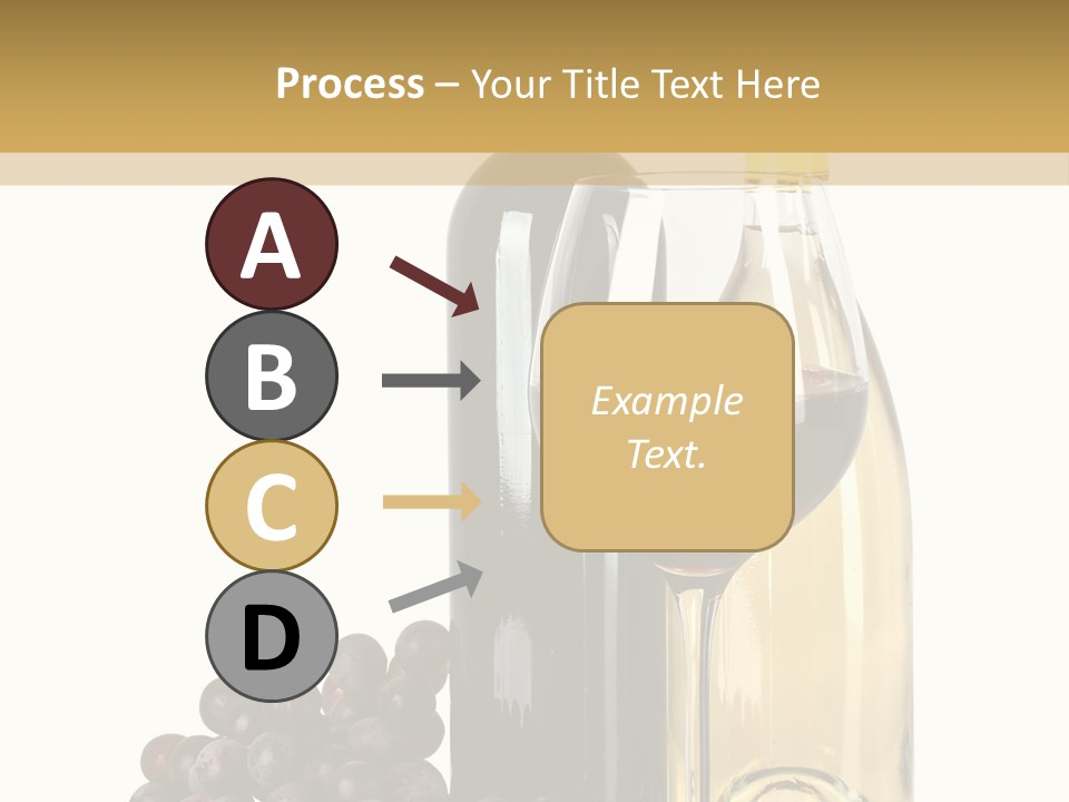 Glass Taste Wineglass PowerPoint Template