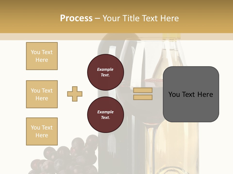 Glass Taste Wineglass PowerPoint Template