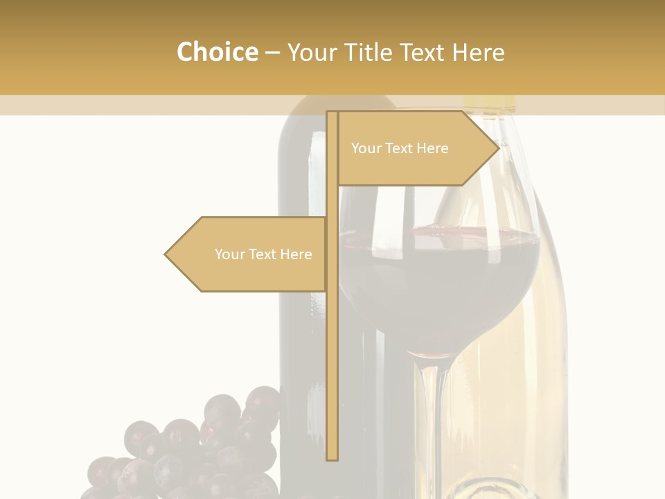 Glass Taste Wineglass PowerPoint Template