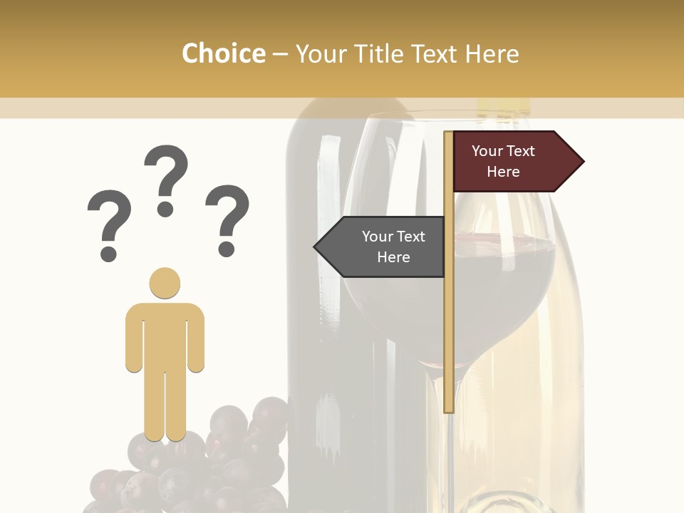 Glass Taste Wineglass PowerPoint Template