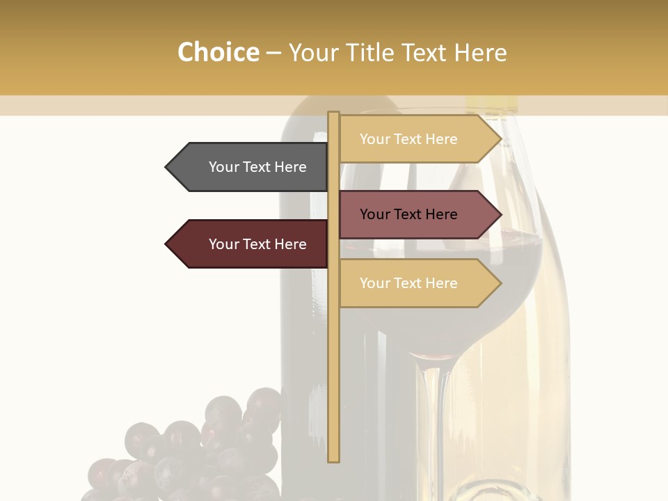 Glass Taste Wineglass PowerPoint Template