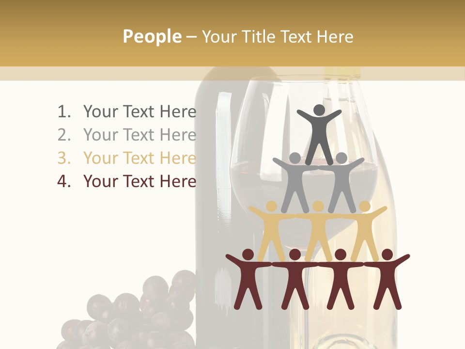 Glass Taste Wineglass PowerPoint Template