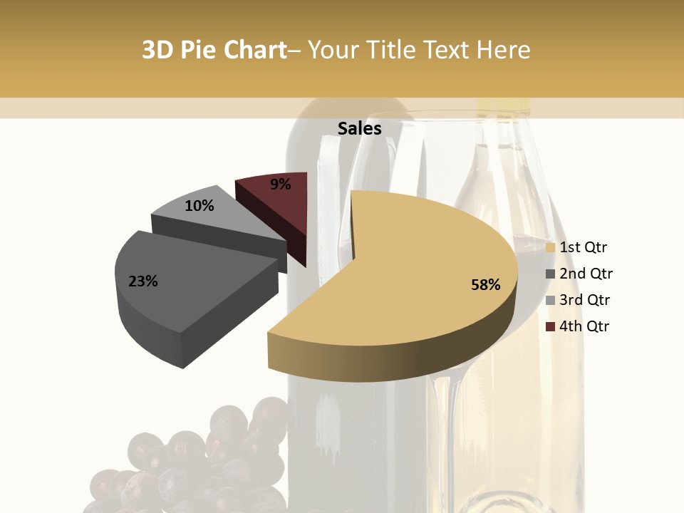 Glass Taste Wineglass PowerPoint Template