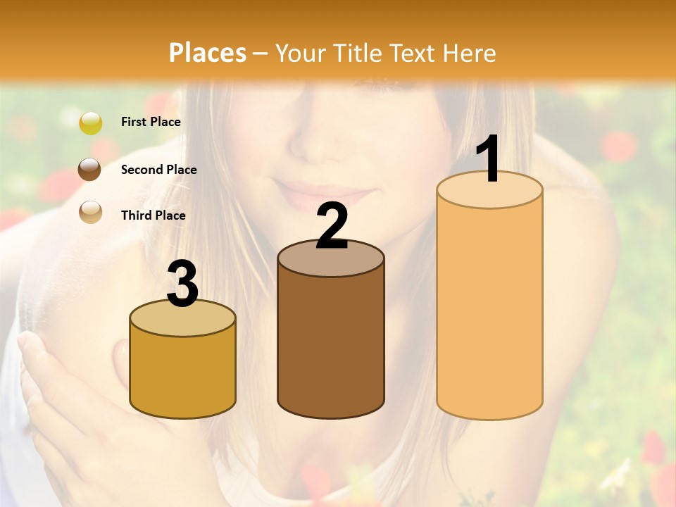 Beauty Summer Female PowerPoint Template