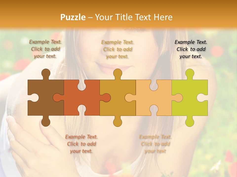 Beauty Summer Female PowerPoint Template