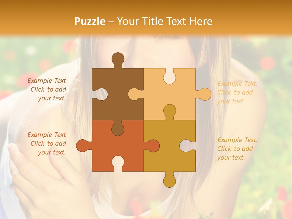 Beauty Summer Female PowerPoint Template