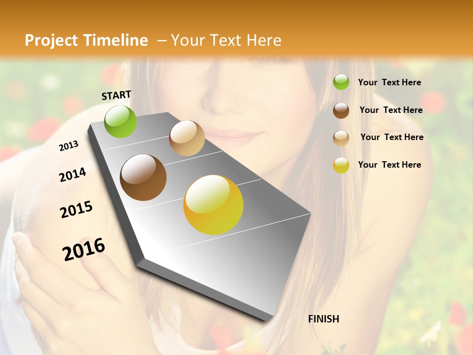 Beauty Summer Female PowerPoint Template