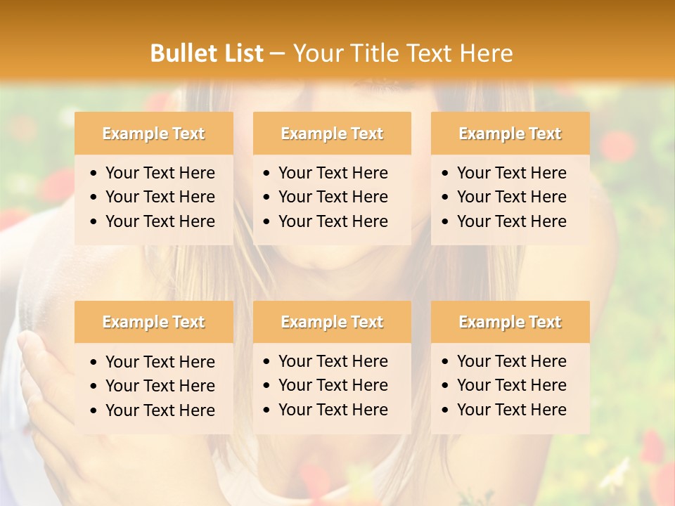 Beauty Summer Female PowerPoint Template