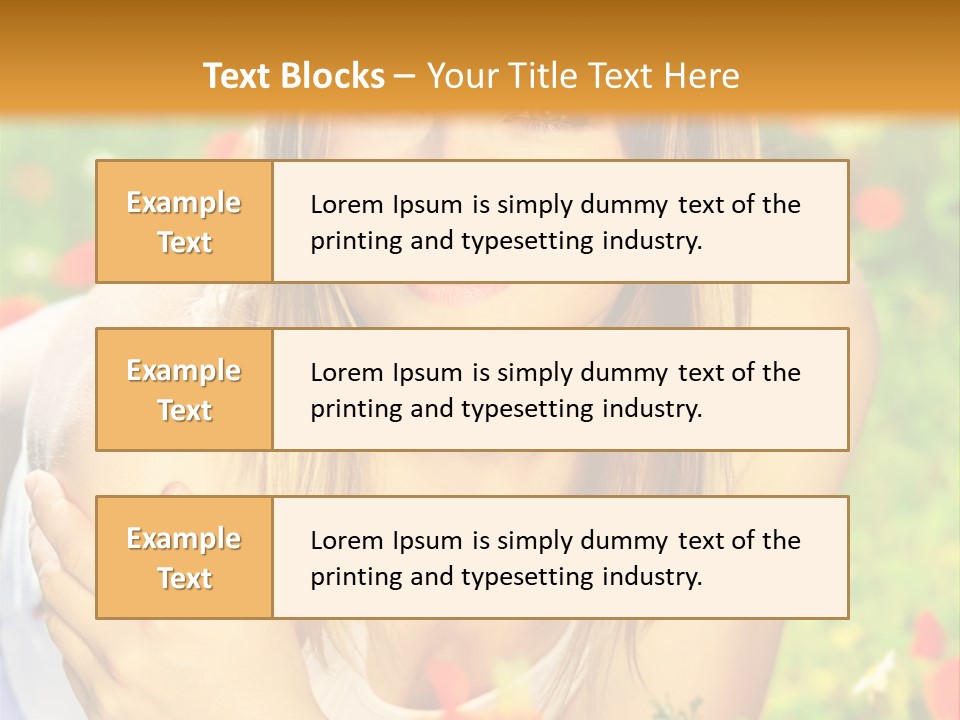 Beauty Summer Female PowerPoint Template