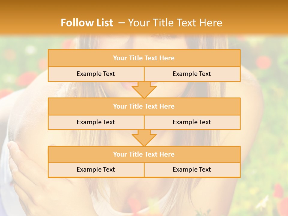 Beauty Summer Female PowerPoint Template