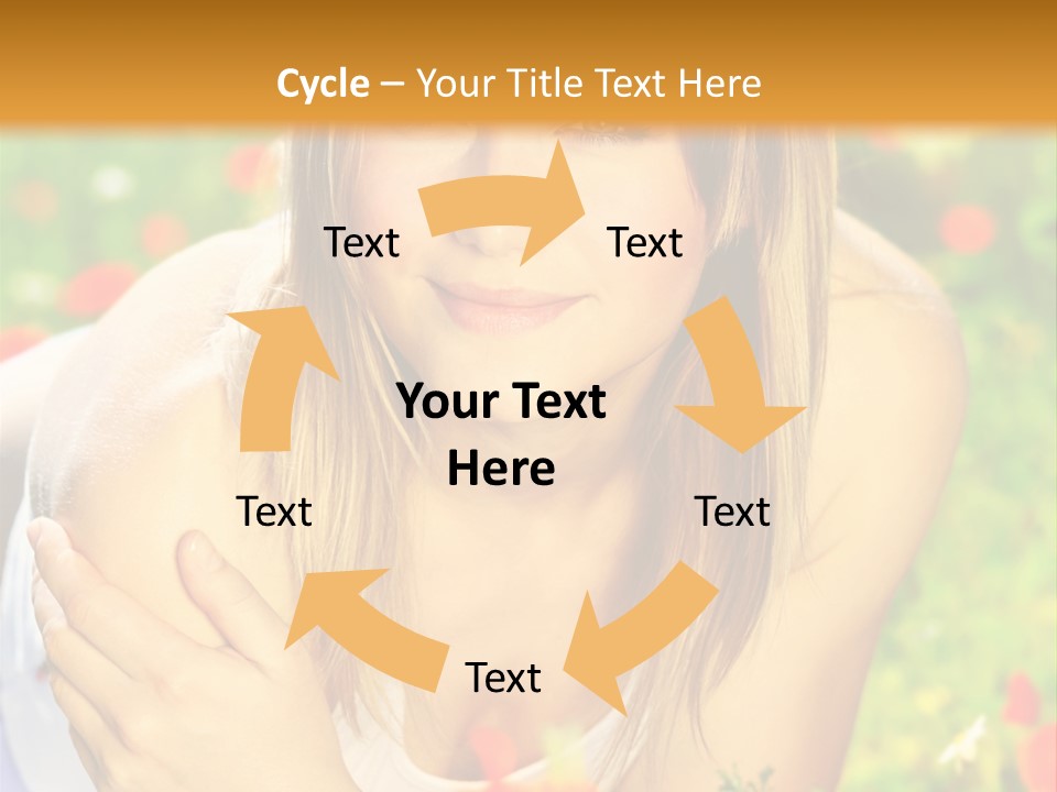 Beauty Summer Female PowerPoint Template